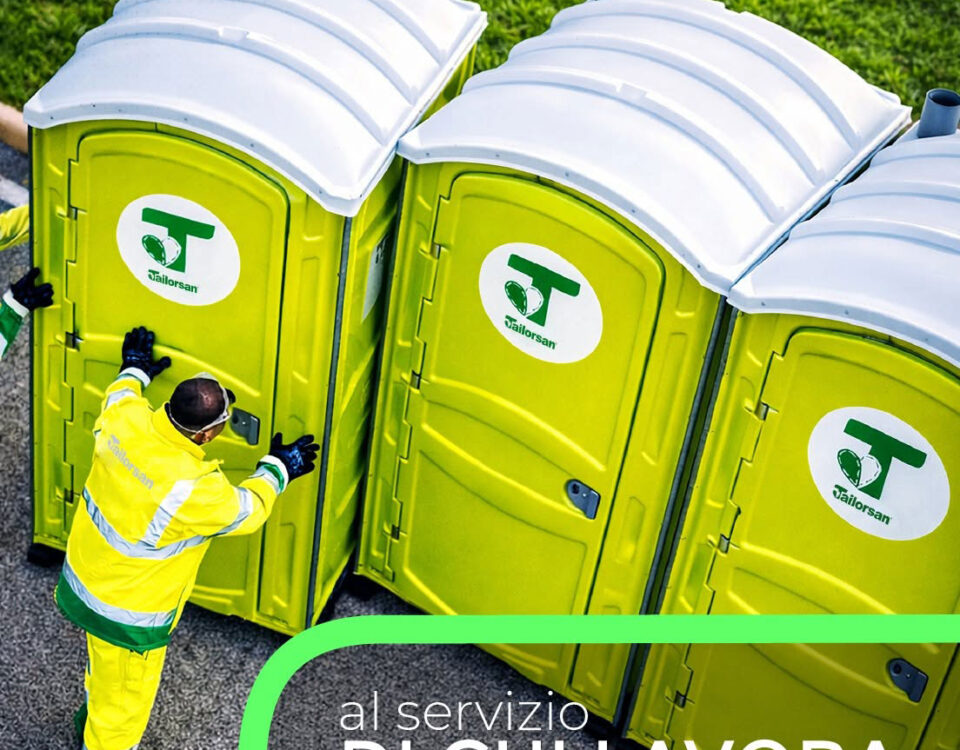 Noleggio bagni chimici a Firenze, Prato ed Empoli: i bagni mobili Tailorsan di Ambiente Spurgo